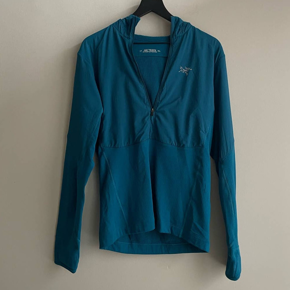 ARC'TERYX Delta Hybrid Polartec Power Dry Jersey Hooded Jacket - Picture 2 of 5